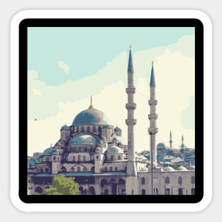 The Blue Mosque Sticker